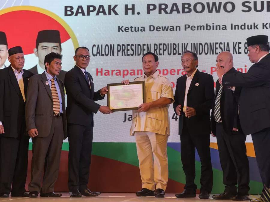 Dukungan KUD INDUK Pemilu 2024 Prabowo Subianto